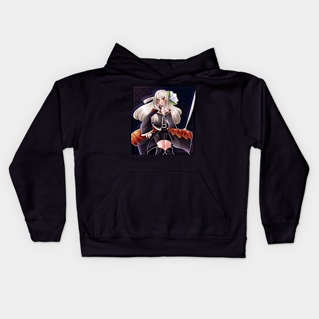 Fencer Magnolia Arch Kids Hoodie by lythweird